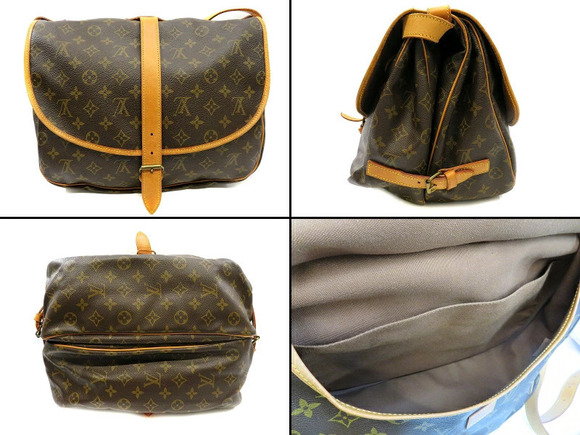 Louis Vuitton Handbags - Louis Vuitton Monogram Bag Saumur Shoulder